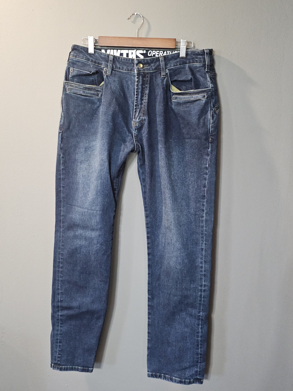 Viktos Operatus XP Tactical Jeans Dark Blue Wash Straight‎ Leg Mens 32X32